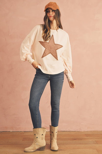 STELLA Studded Star Oversized Top