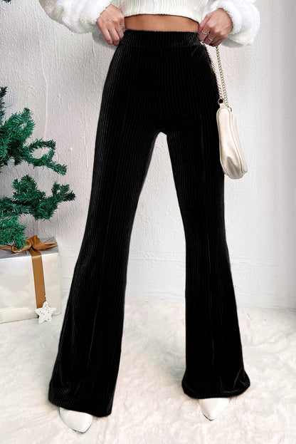 COURTLYN Corduroy High wasted Flare Pants