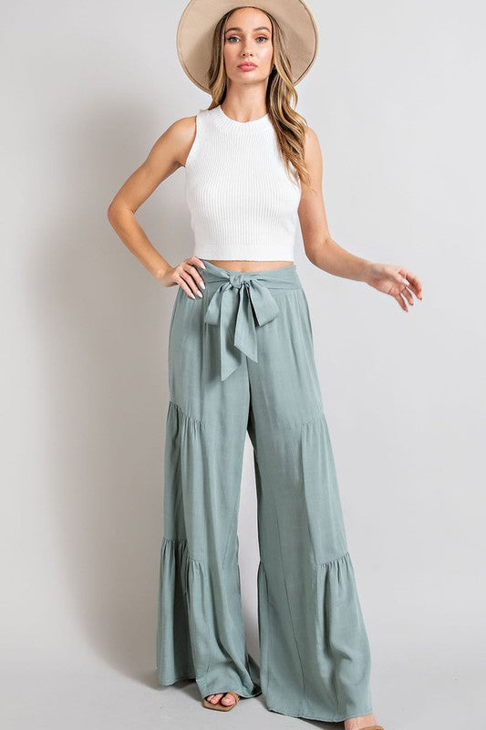 TYRA Tiered Wide Pants