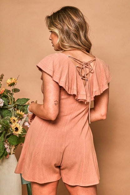 RHONDA Rust Romper