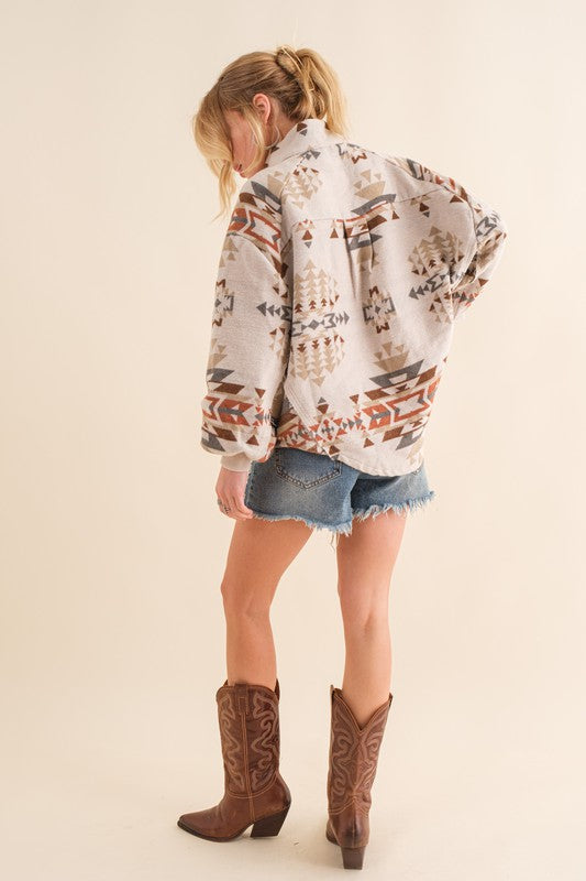 IZZY Aztec Western Pullover