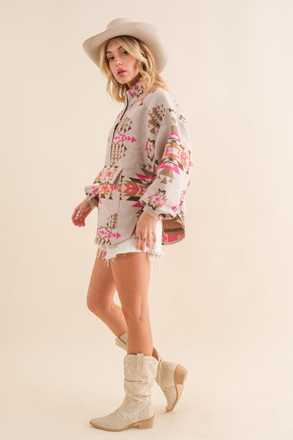 IZZY Aztec Western Pullover