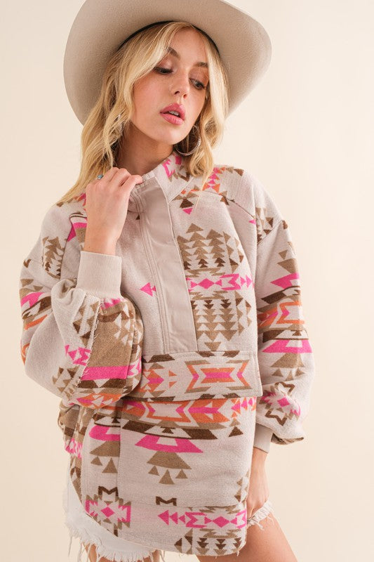 IZZY Aztec Western Pullover