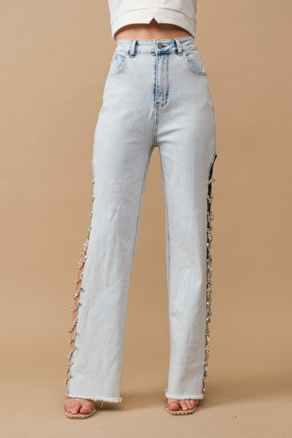 JULIA Jewel Trim Jeans