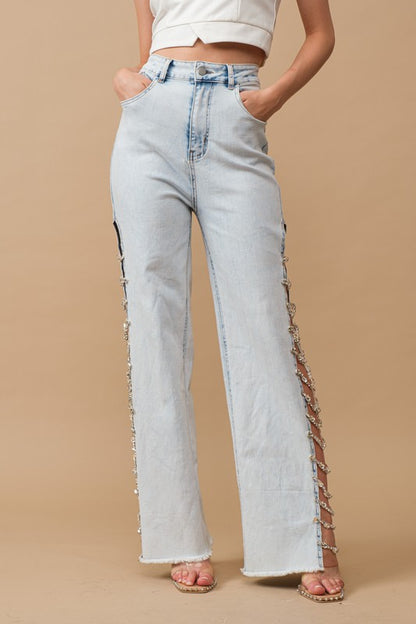 JULIA Jewel Trim Jeans