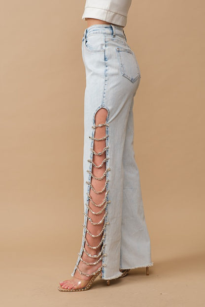 JULIA Jewel Trim Jeans