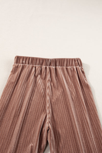 COURTLYN Corduroy High wasted Flare Pants