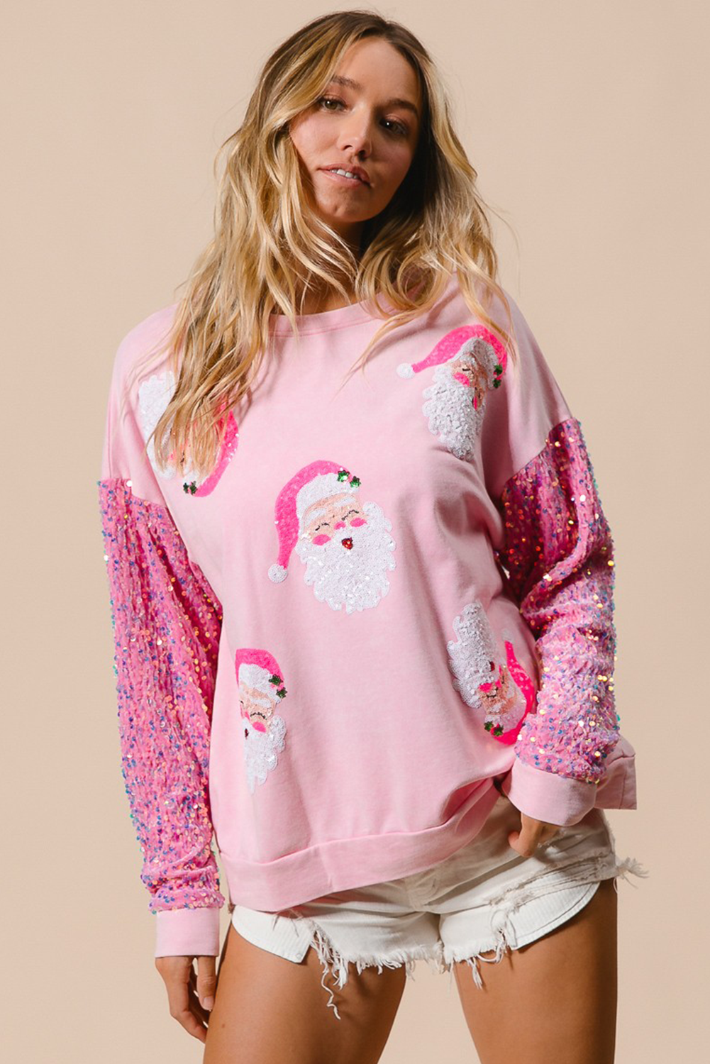 SANDRA Santa Claus Christmas Sweatshirt