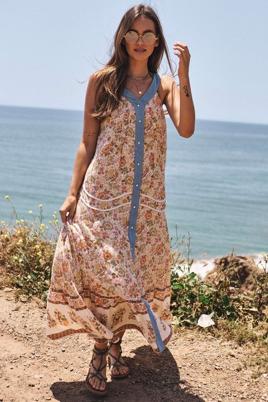 FRANCES Floral Maxi Dress