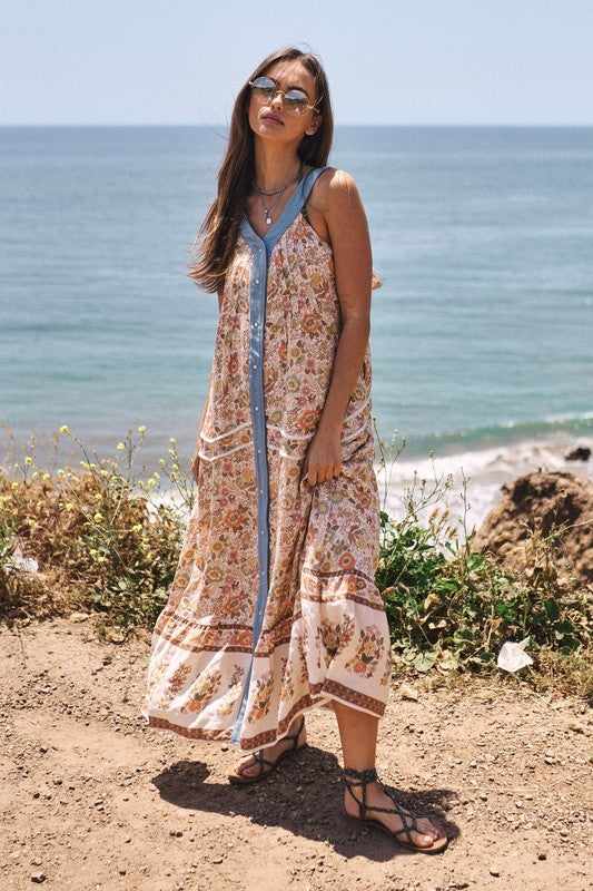 FRANCES Floral Maxi Dress