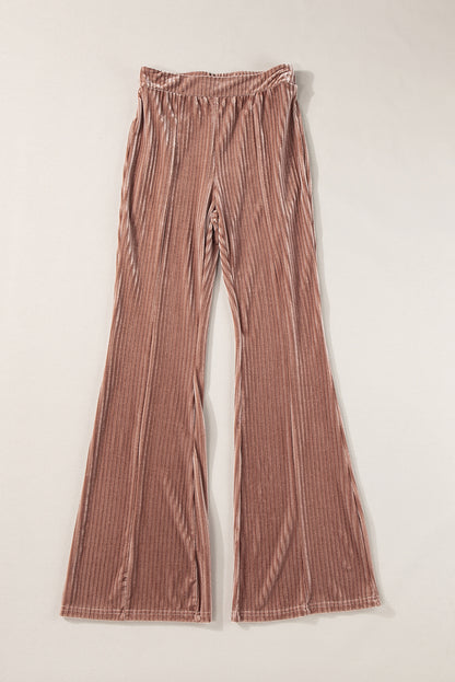 COURTLYN Corduroy High wasted Flare Pants