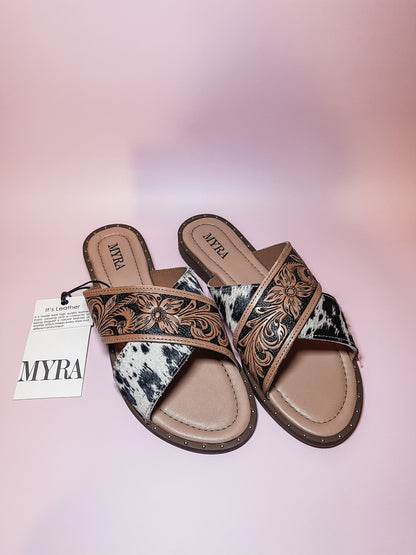 CHARLEY Chappy Hand Tooled Sandals