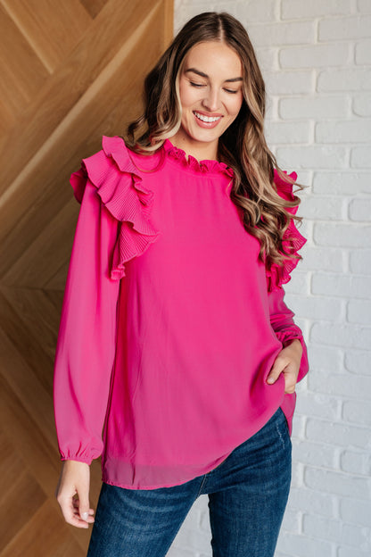 REBECCA Ruffled Top