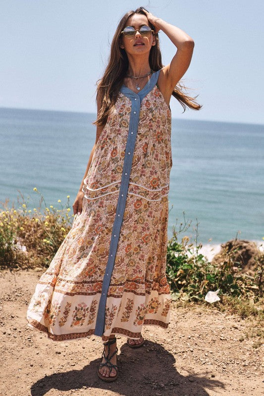 FRANCES Floral Maxi Dress