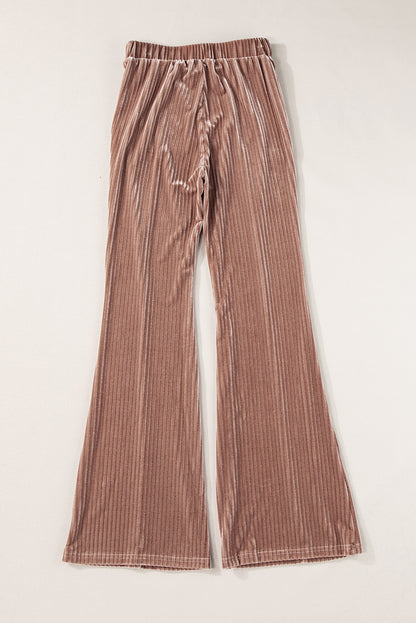 COURTLYN Corduroy High wasted Flare Pants