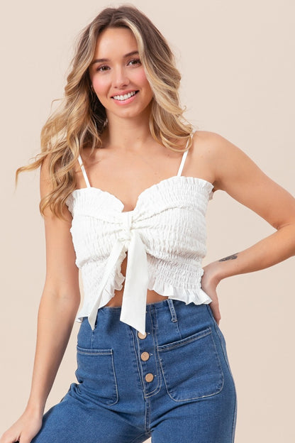 RIVER Ribbon Tie Cami