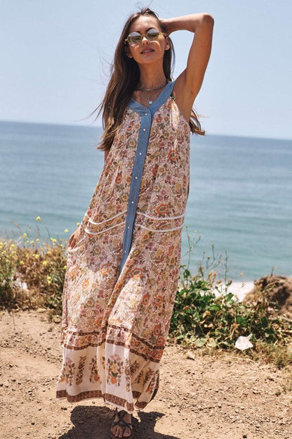 FRANCES Floral Maxi Dress