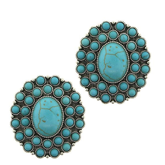 TIPI Turquoise Concho Stone